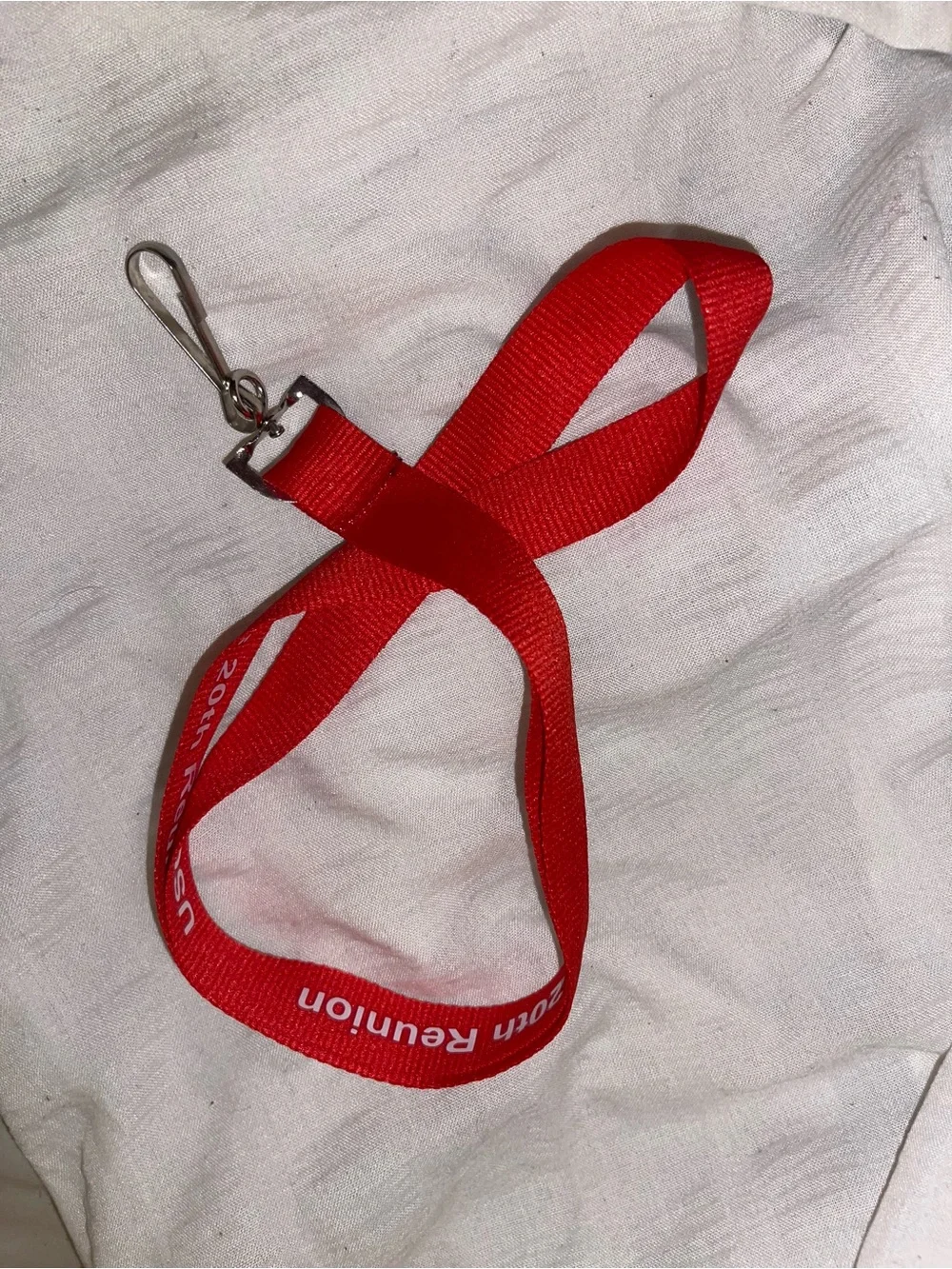 USCG U.S. Coast Guard Lightship Sailors Reunion Red Logo Lanyard